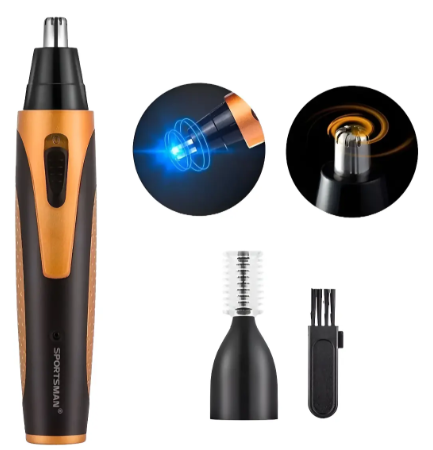 Corta Pelo Nariz Y Orejas Sportsman 2 En 1 Recargable