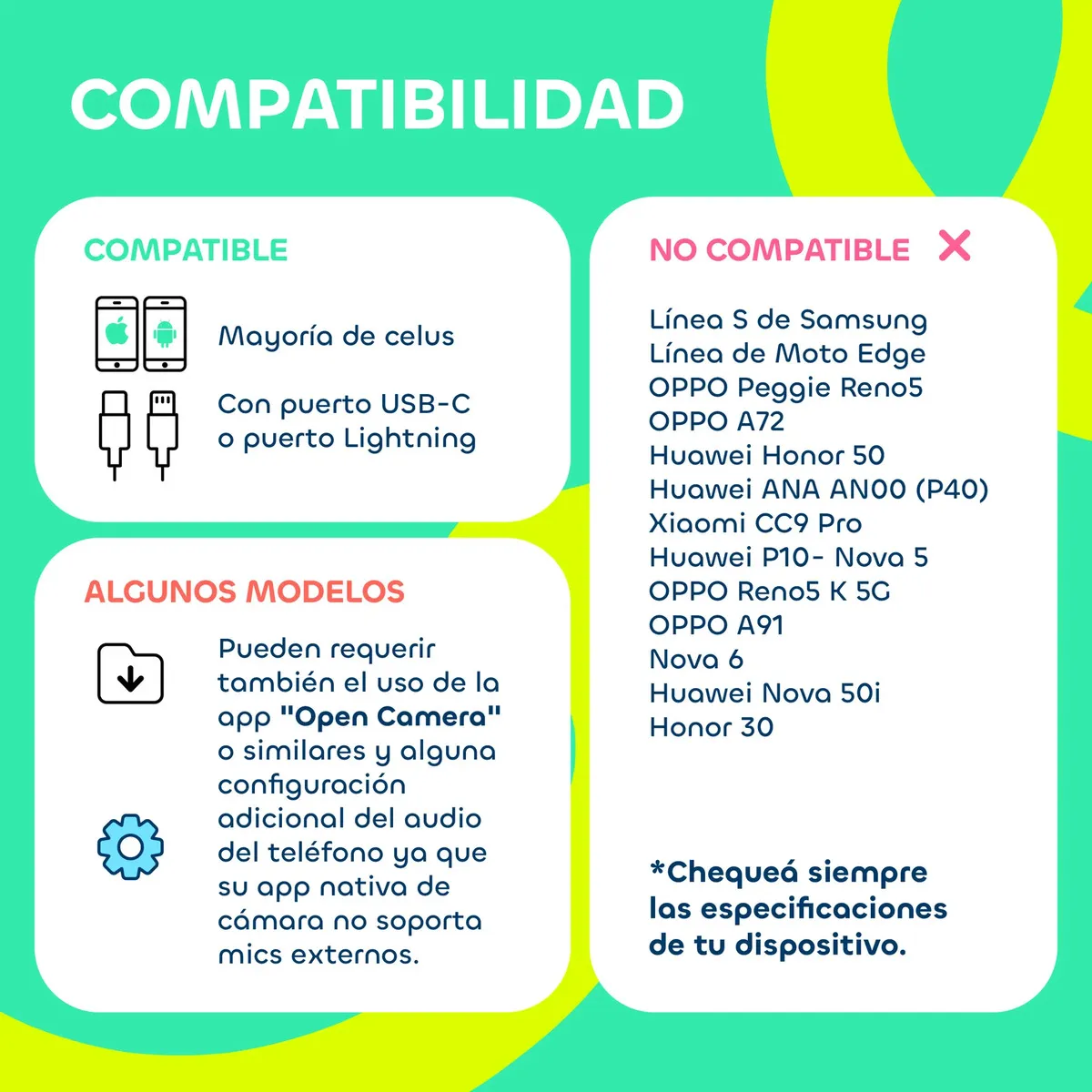 Micrófono Inalámbrico Ringo x2 Corbatero USB-C Lightning