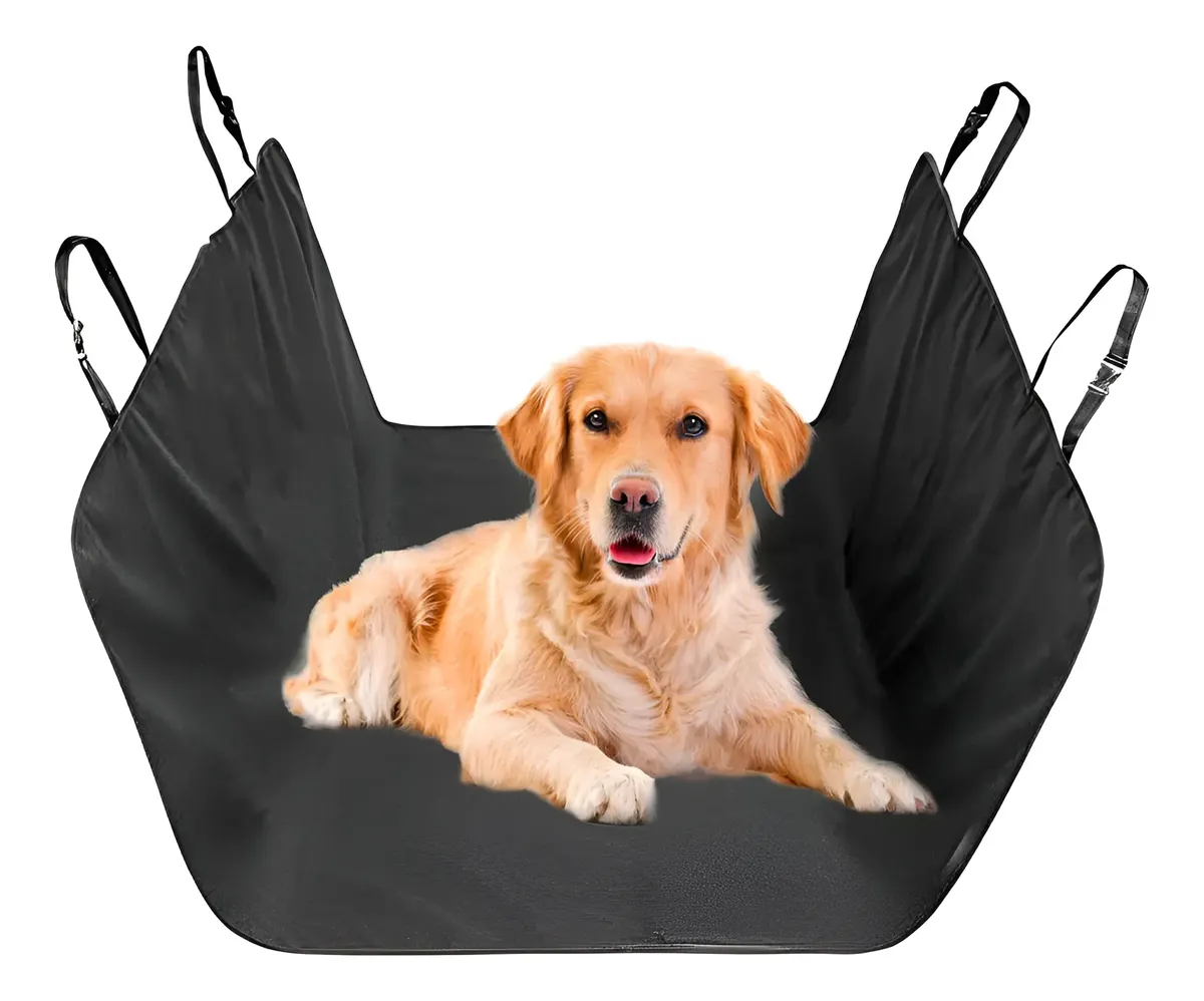 Funda Impermeable Para Auto Y Camioneta Para Mascotas Negro