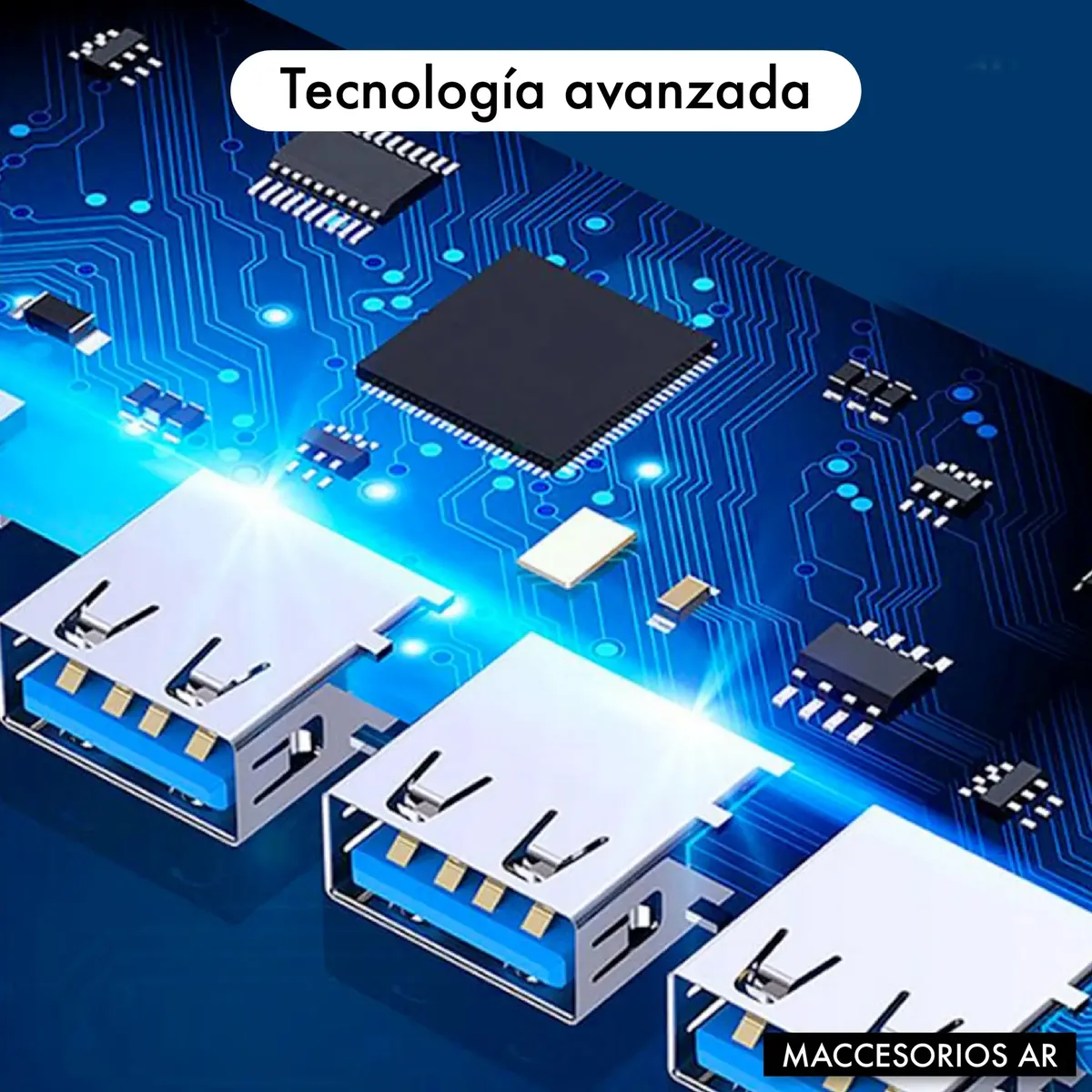 Hub Usb 3.0 Multipuerto 4 Puertos Alta Velocidad 5gbps
