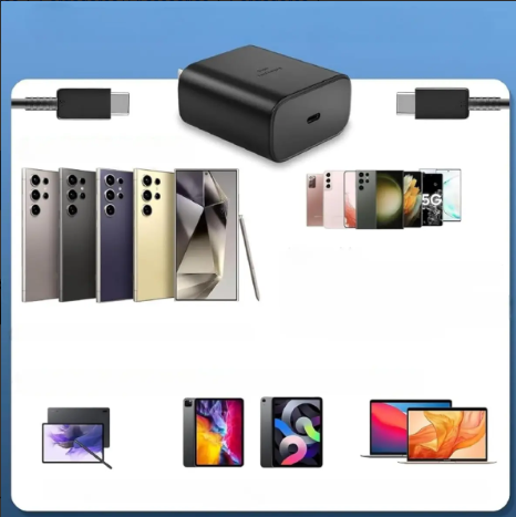 Cargador Samsung 45w Super Fast Charge Tipo C + Cable