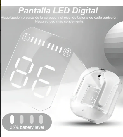 Auriculares Bluetooth Fan Pro Air31 In-ear Blanco Pantalla