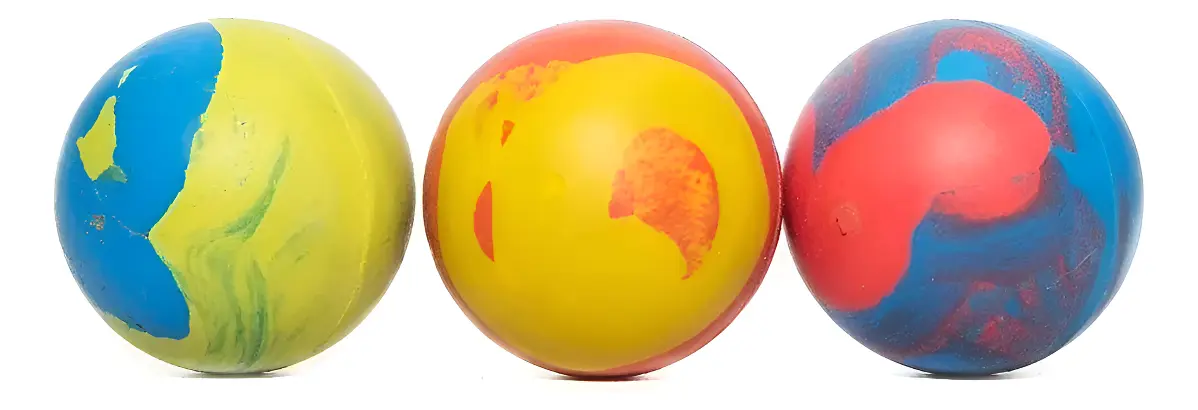 Pelota De Goma Maciza Para Perros 6 Cm X 3 Unidades