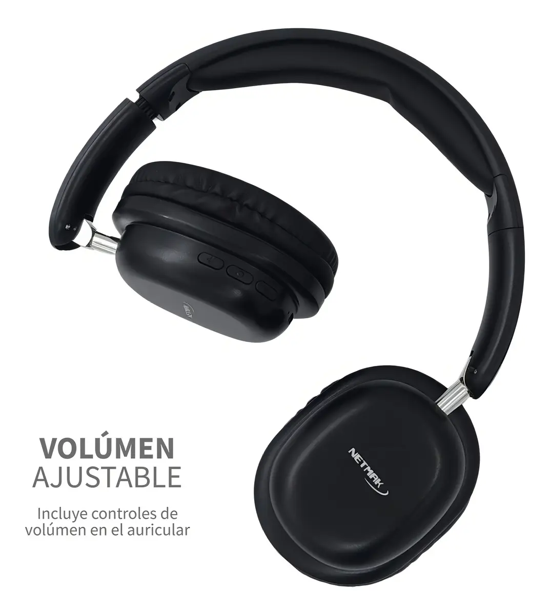 Auriculares Bluetooth Vincha Netmak NM-LIVE Blanco