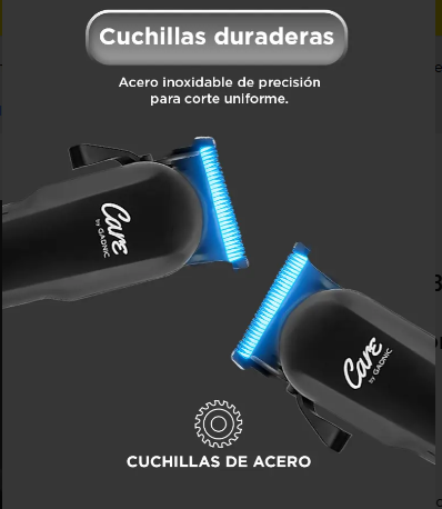 Máquina Cortar Pelo Gadnic Care S2000 Pro 8 Peines 2000mAh