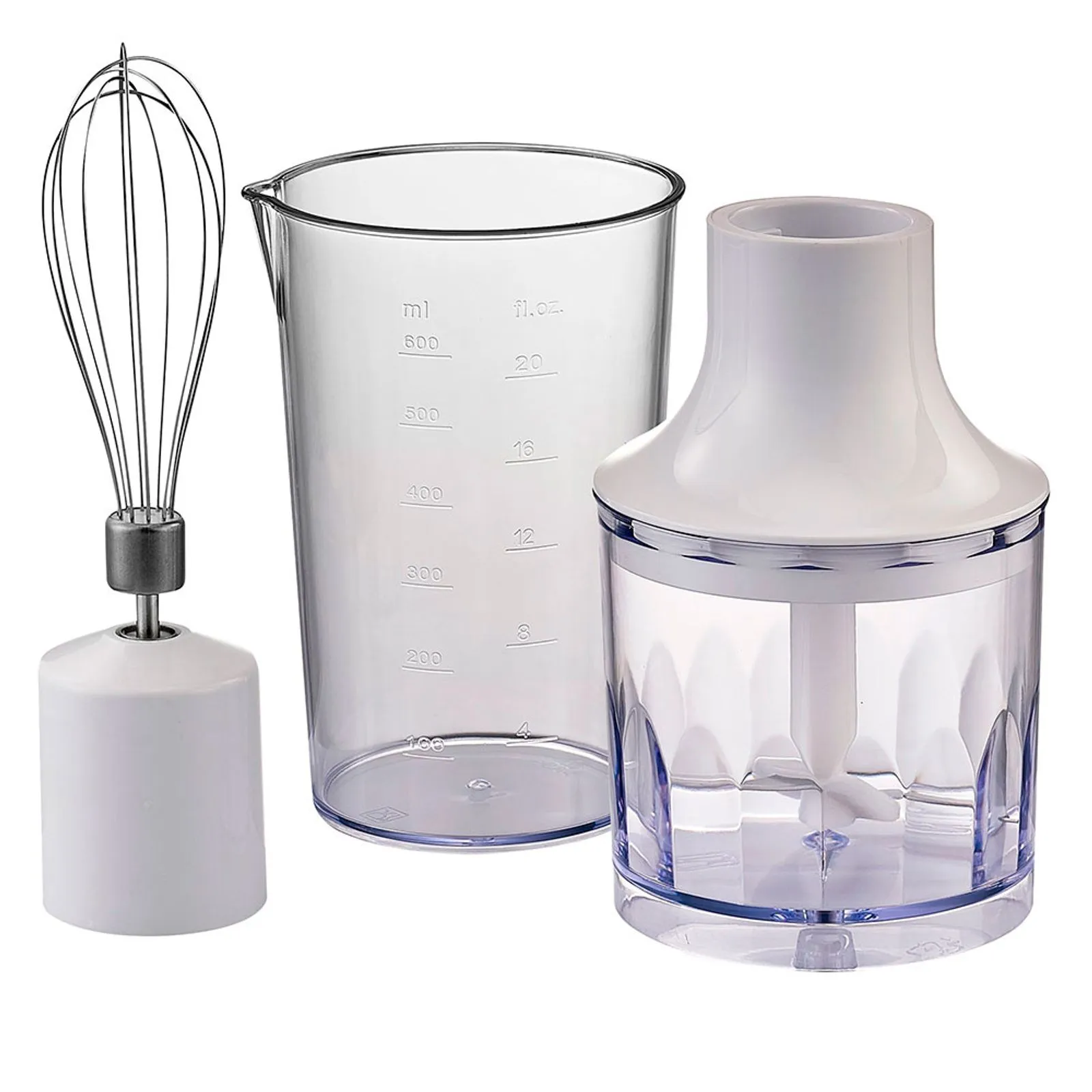 Licuadora de Mano Nex HB-1440 400W Blanco Con Accesorios