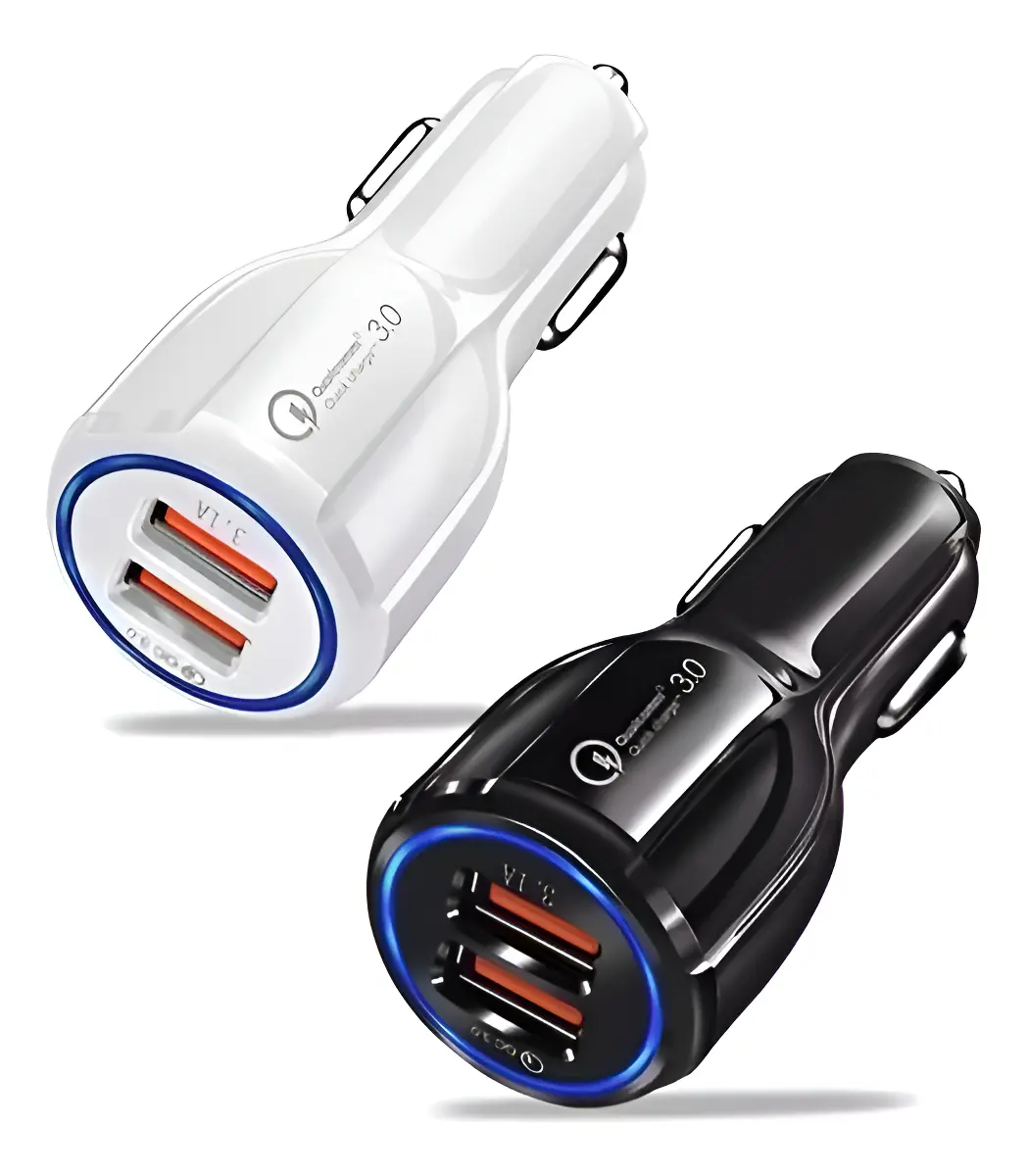 Cargador Para Auto Doble USB Qualcomm Quick Charge 3.0