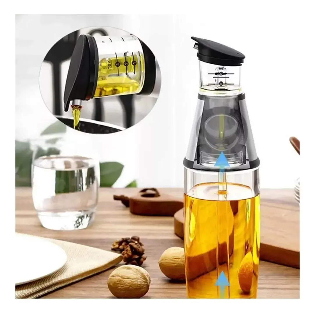 Aceitero Vidrio Waffy 500ml Dispenser Pico Vertedor