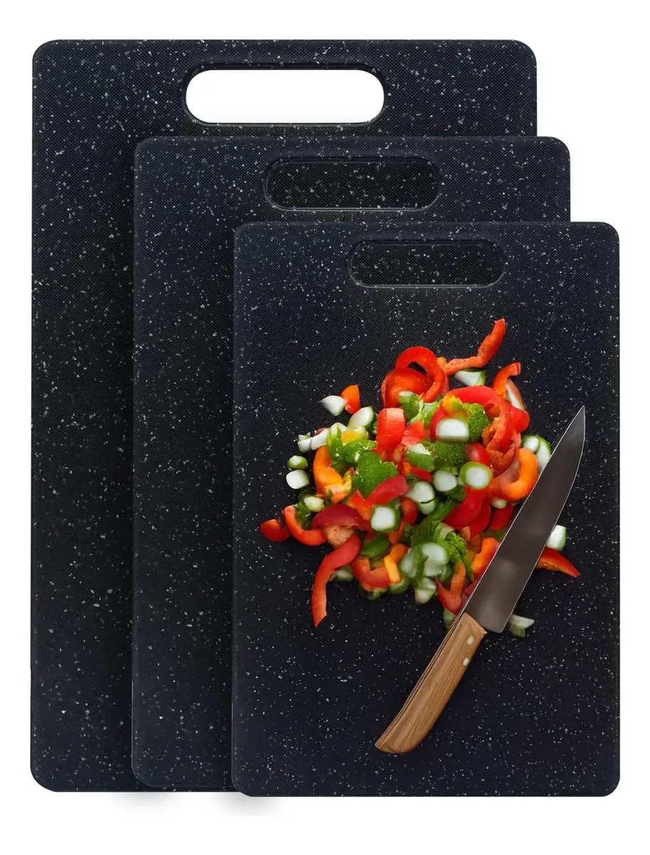 Set 3 Tablas De Picar Filula Polipropileno Libre De Bpa