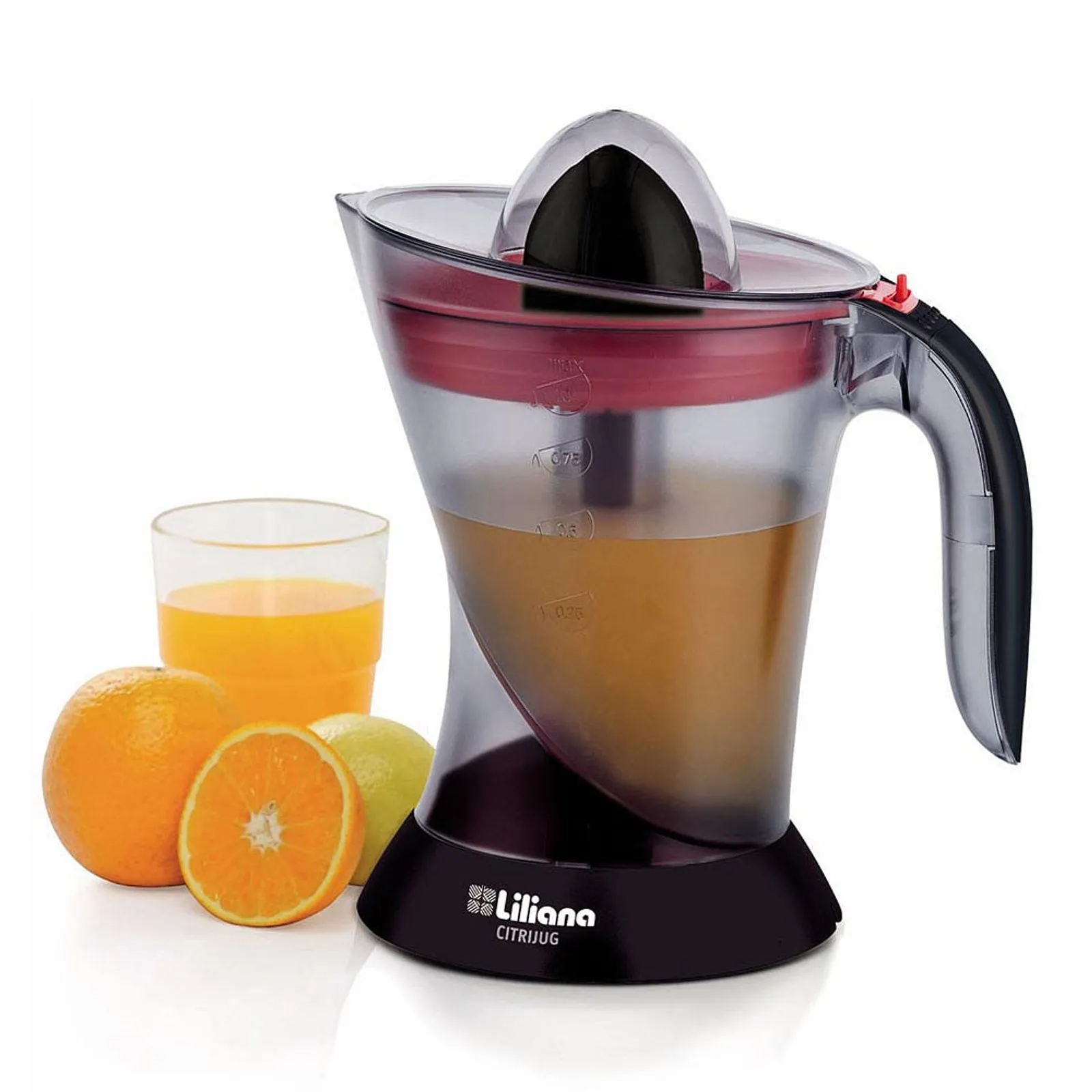Exprimidor Eléctrico Liliana Citrijug 1 Lt 40w Anti Goteo