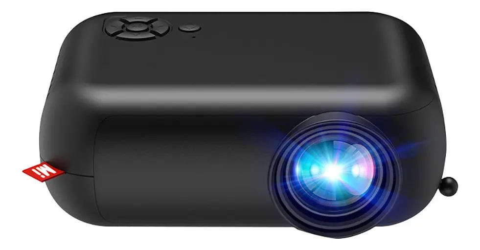 Mini Proyector Portátil A10 1800 Lúmenes Led Negro
