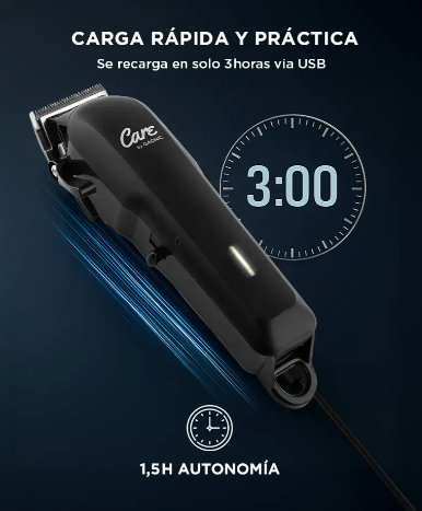 Máquina Cortar Pelo Gadnic Care S2000 Pro 8 Peines 2000mAh