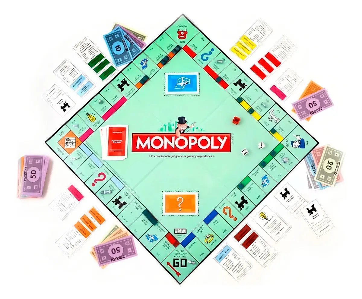 Juego De Mesa Monopoly Popular Hasbro Original En Español