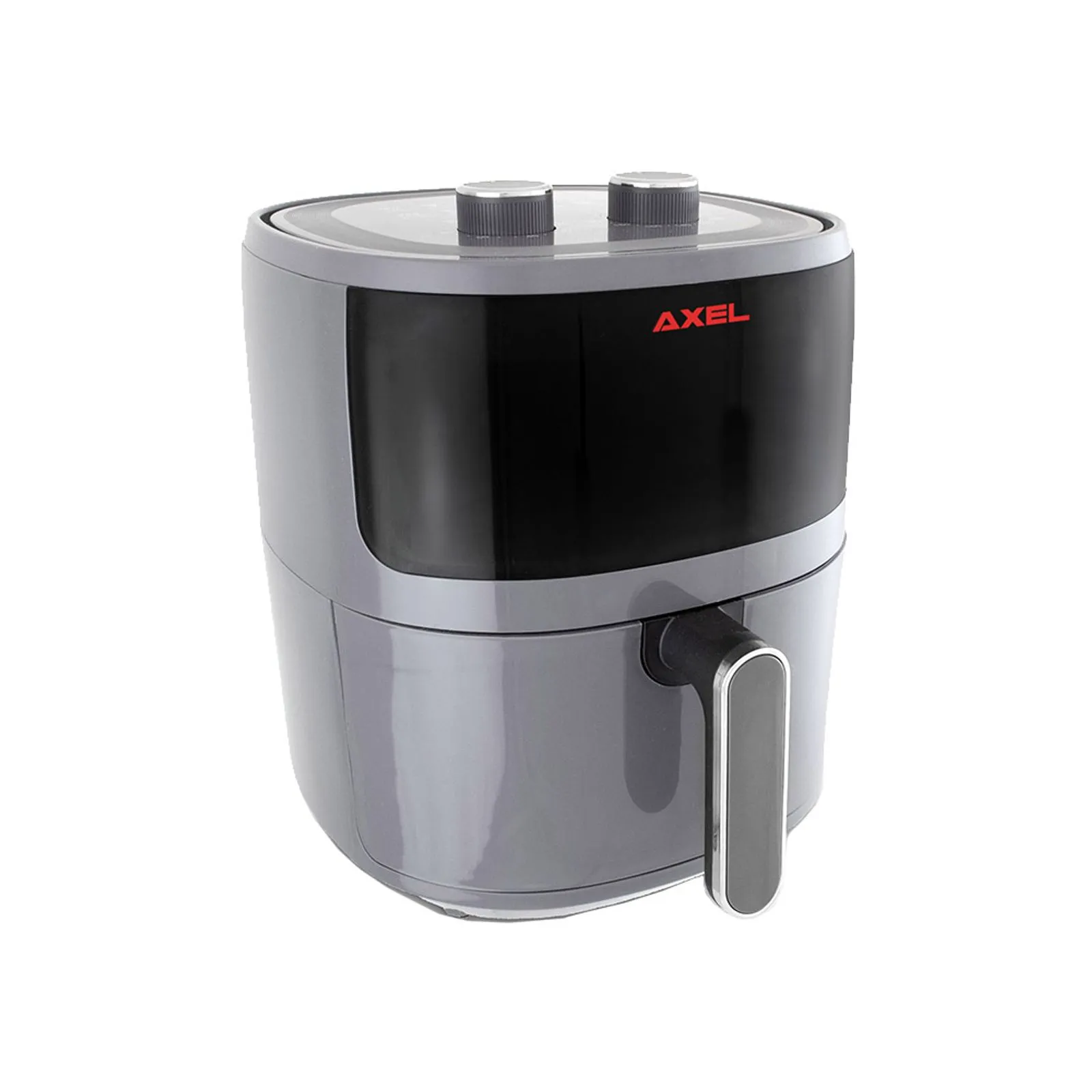 Freidora De Aire Axel 5 Litros 1500w Perillas Gris Negro