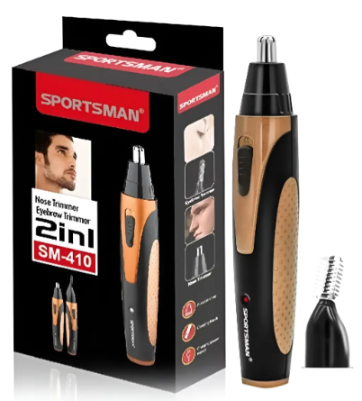 Corta Pelo Nariz Y Orejas Sportsman 2 En 1 Recargable