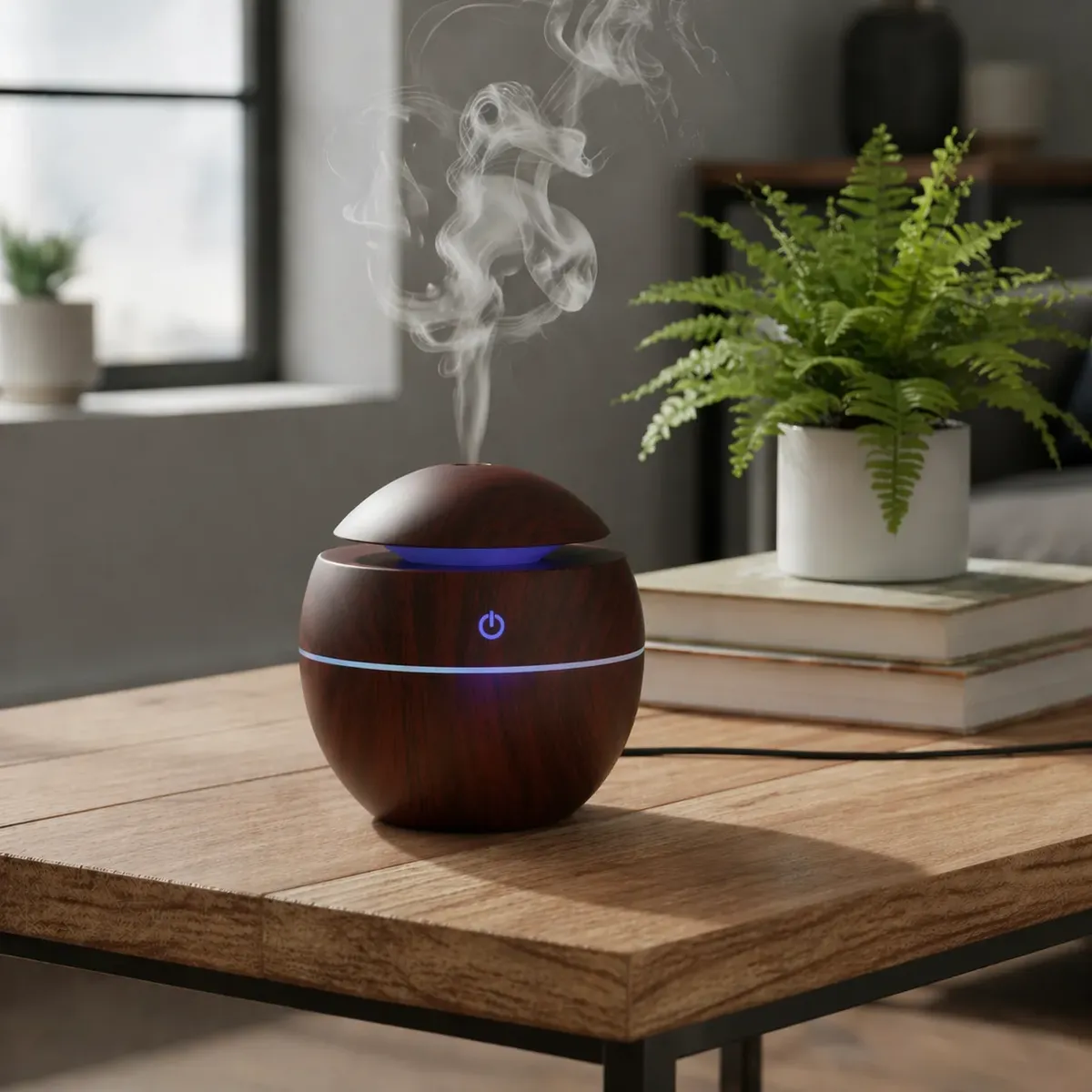 Humidificador Aromatizador Ambientes USB Luz Led 150ml