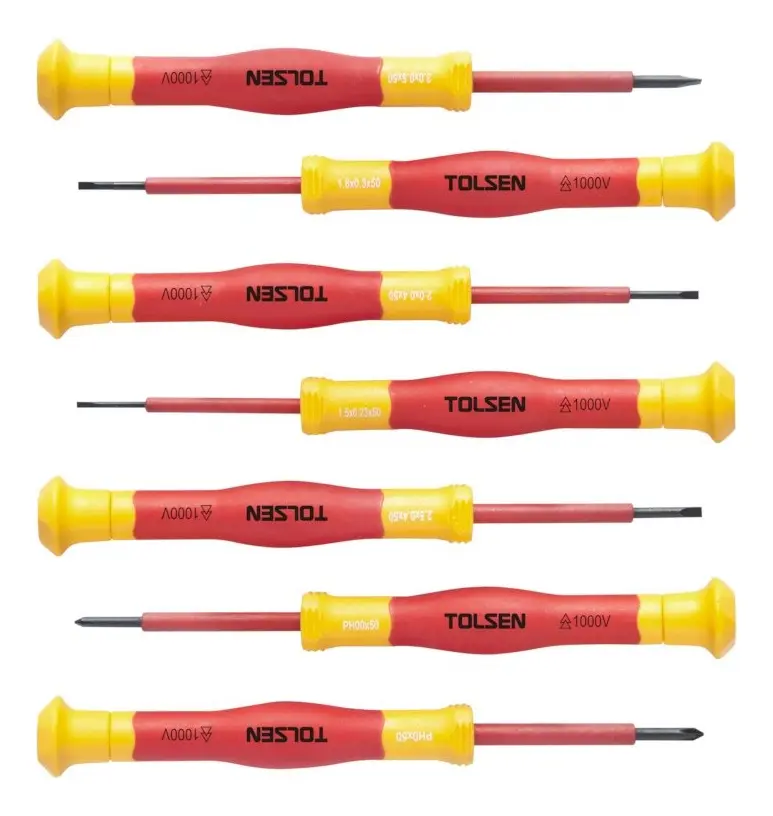 Set Destornilladores Precision Tolsen V32007 7 Piezas S2