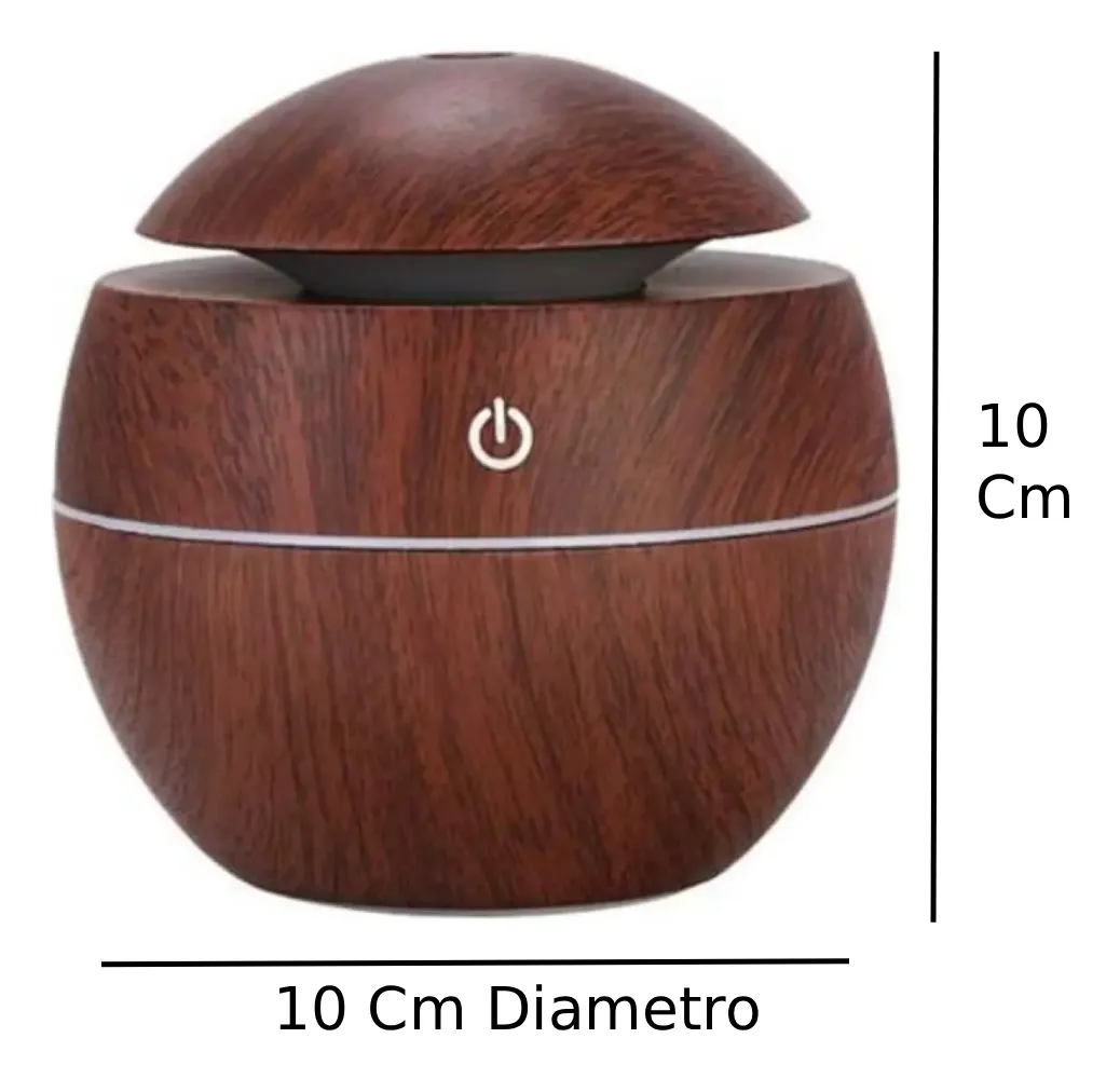 Humidificador Aromatizador Ambientes USB Luz Led 150ml