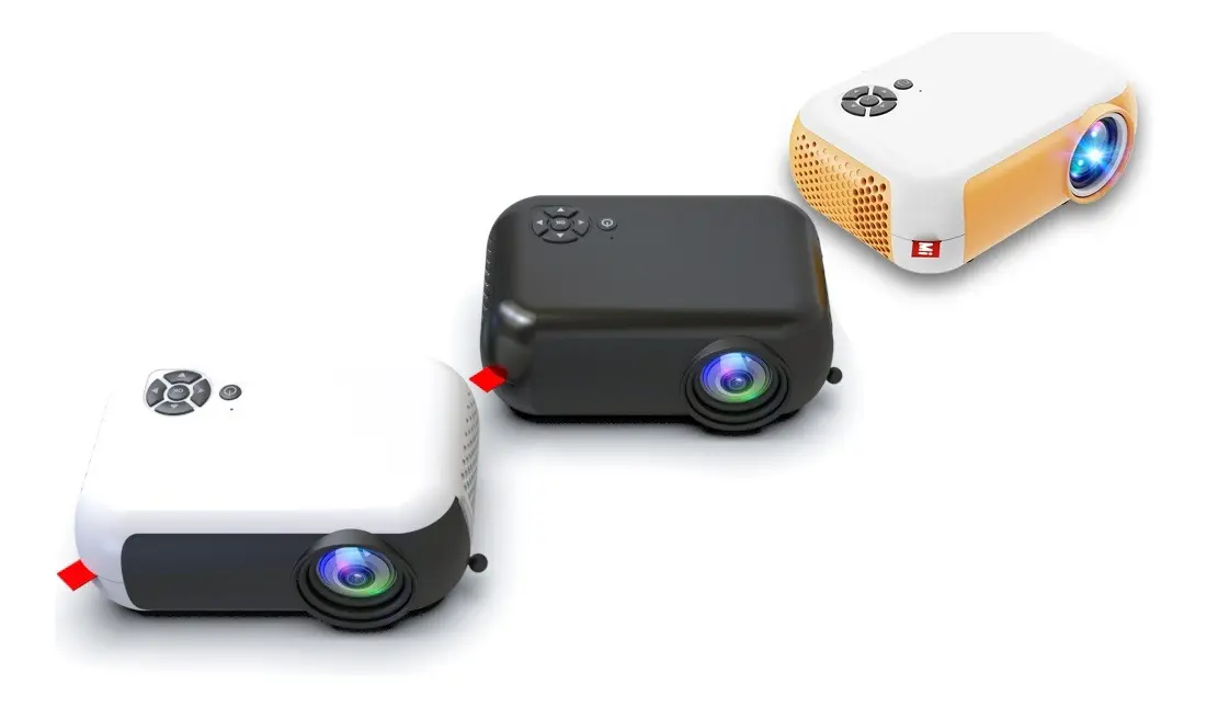 Mini Proyector Portátil A10 1800 Lúmenes Led Negro