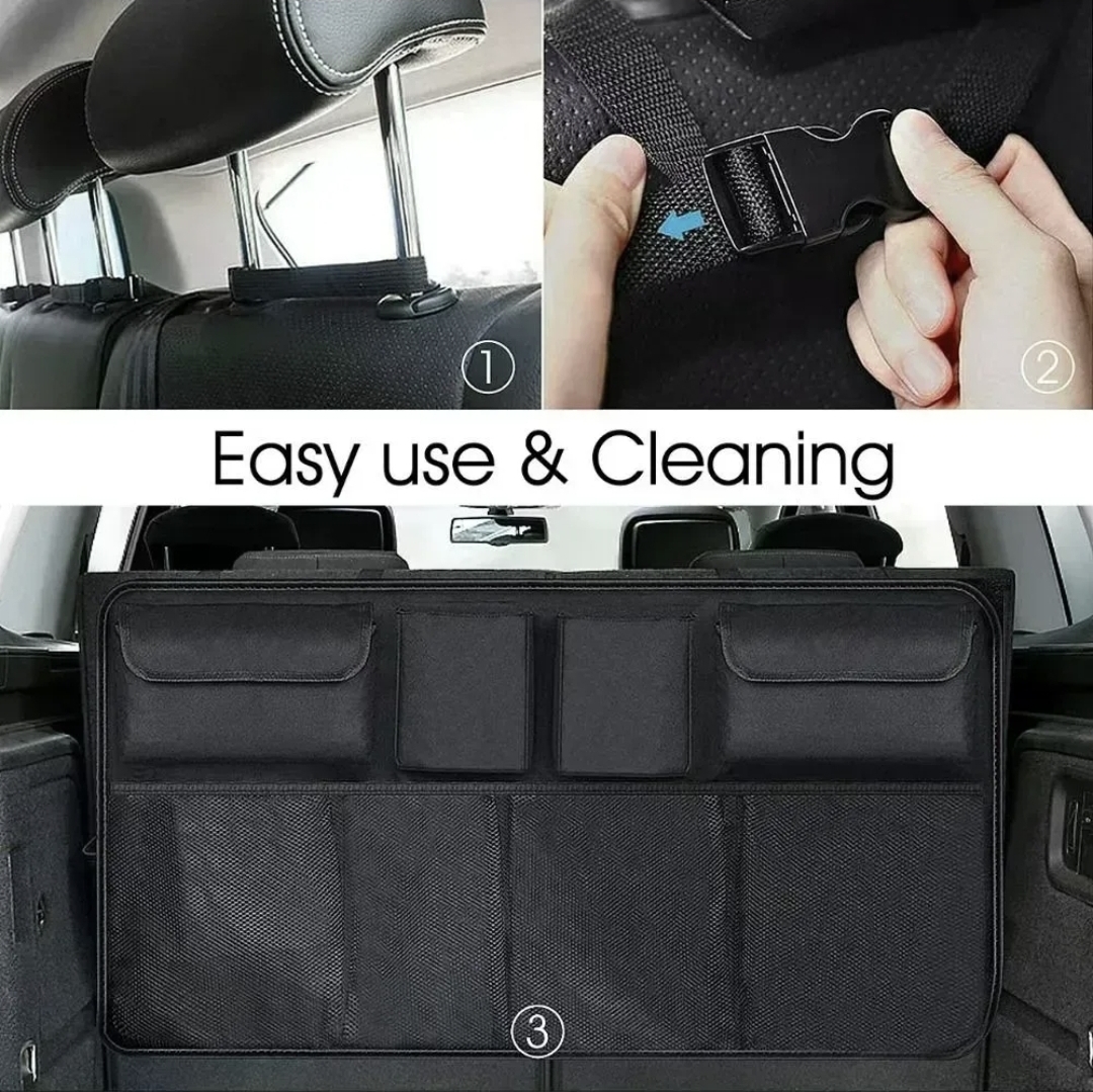 Organizador Baúl Auto Jalomi Plegable Reforzado 85x45cm
