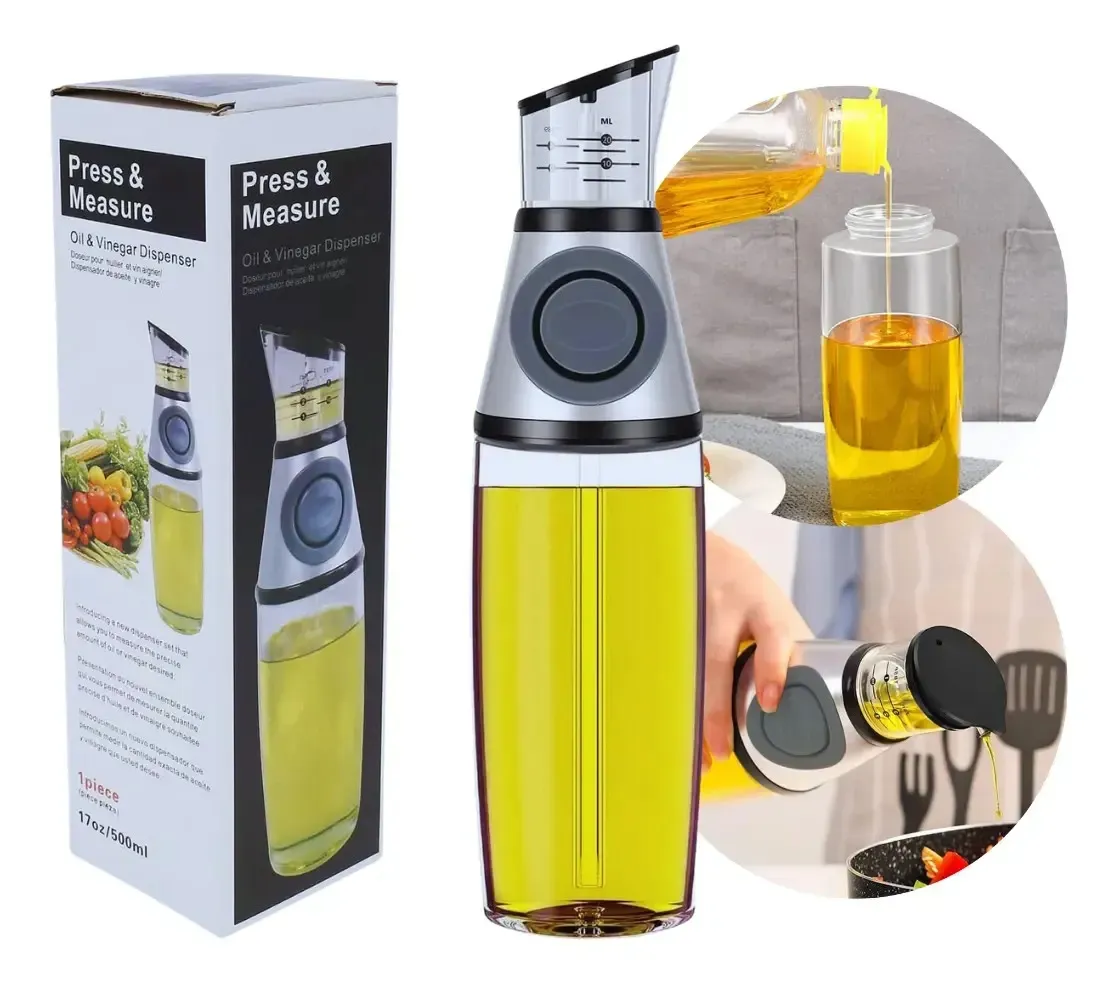 Aceitero Vidrio Waffy 500ml Dispenser Pico Vertedor