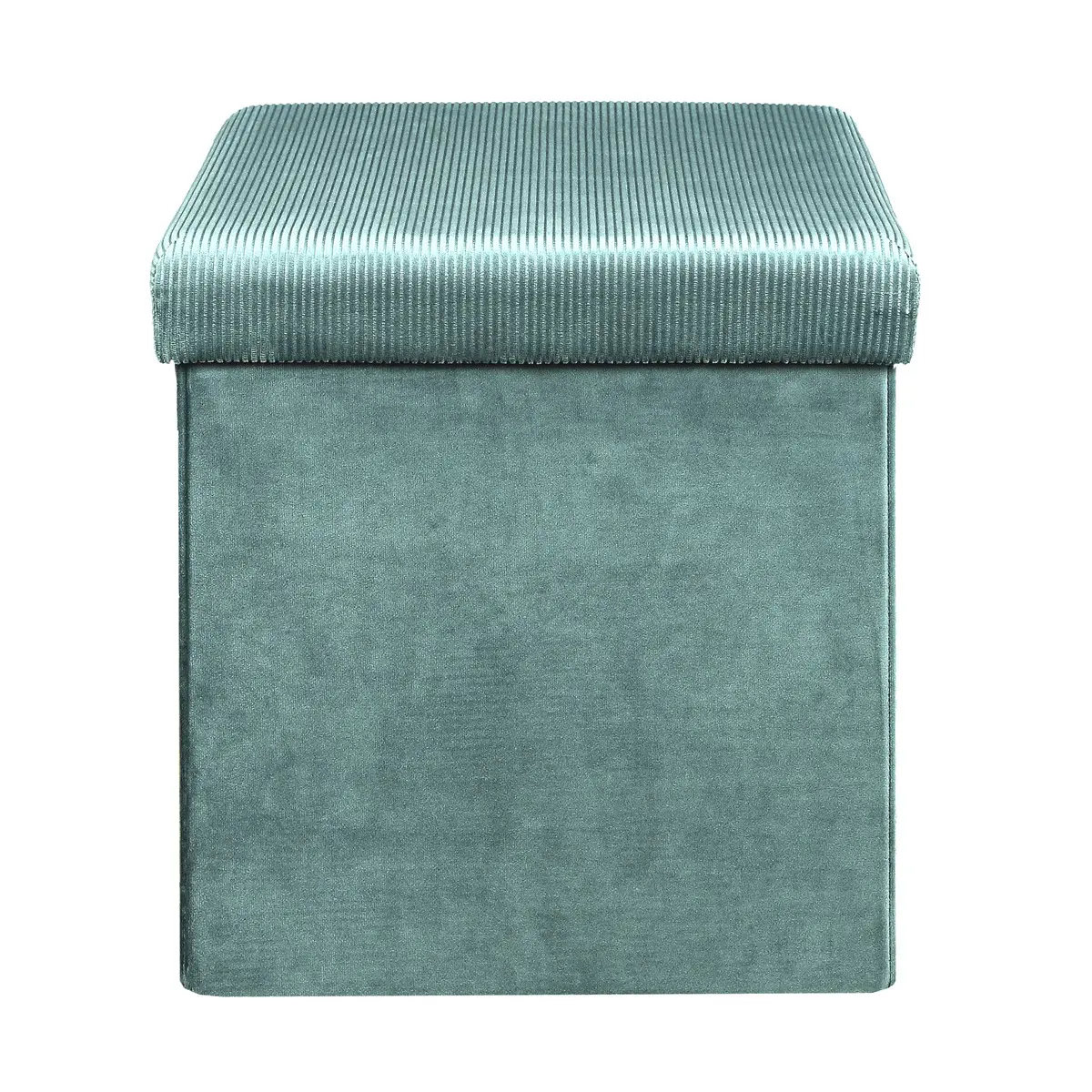 Puff Baúl Organizador Proline HD6811 Cubo Verdeagua