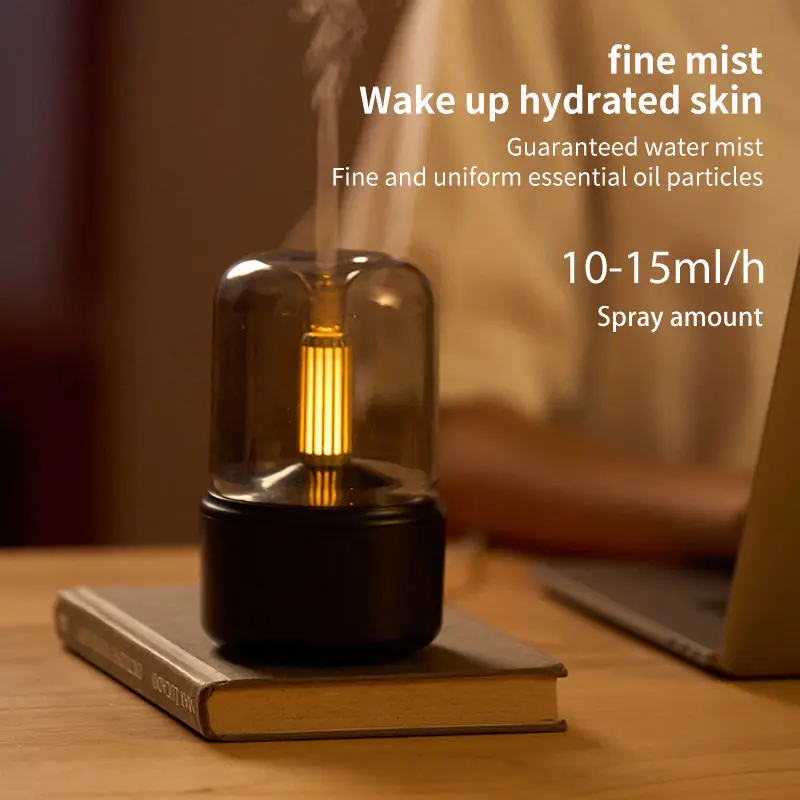 Humidificador Difusor Ultrasónico Luz Nocturna 120ml