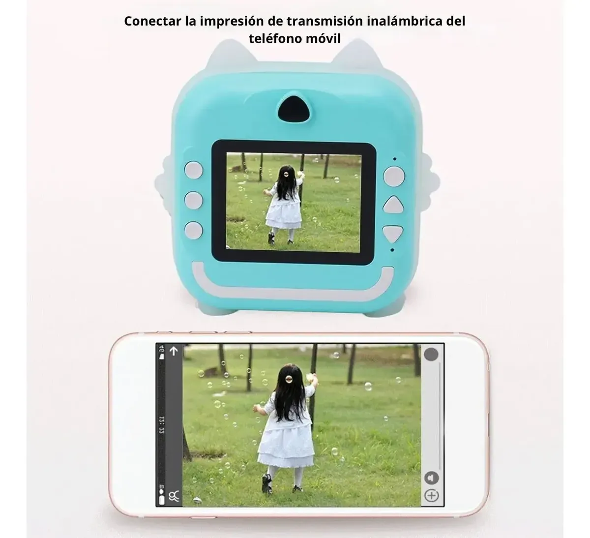 Cámara Fotos Infantil Instantánea Impresión Térmica HD