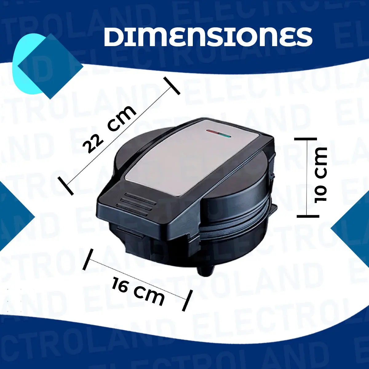 Waflera Eléctrica 3 En 1 Donas Cupcake Antiadherente 600w