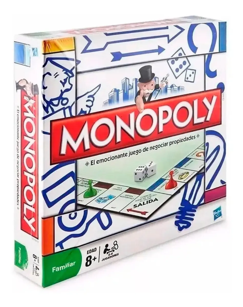Juego De Mesa Monopoly Popular Hasbro Original En Español