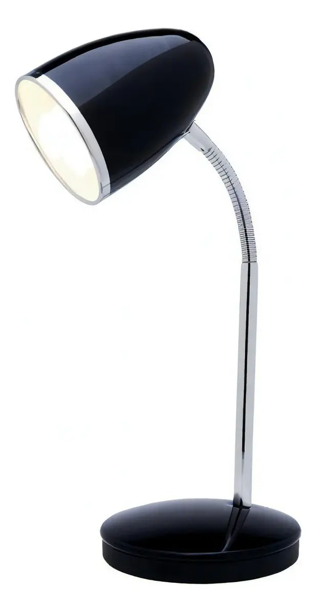 Lampara Escritorio Flexible Electricidad Total E27 Negra