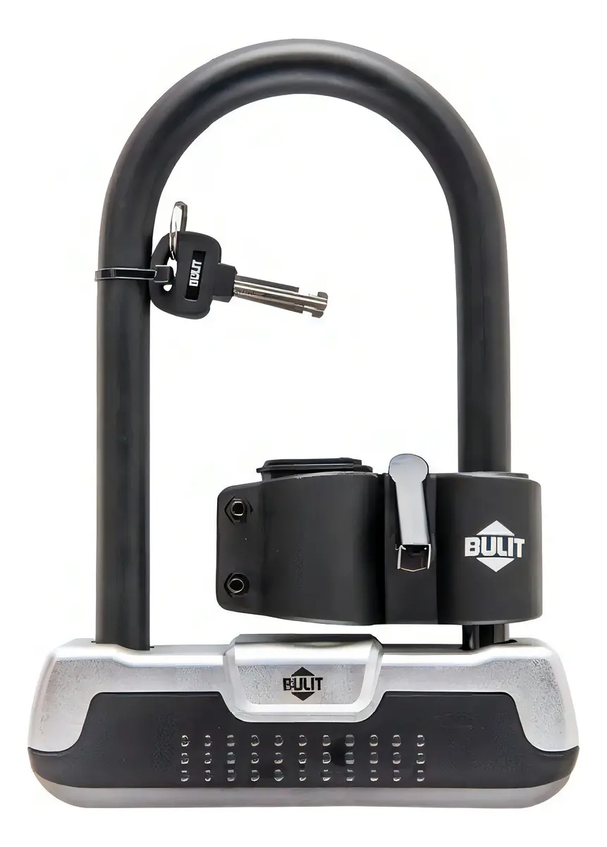 Traba U Bulit Máxima Seguridad 320mm Acero 18mm Gris