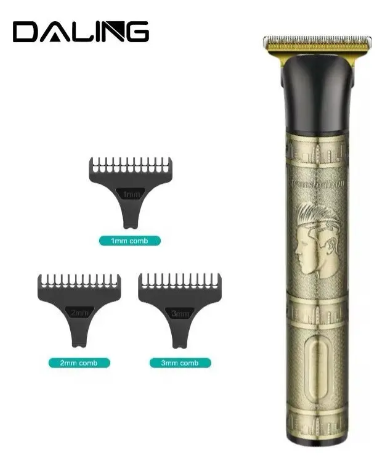 Máquina Cortapelo 3 En 1 Daling DL-9266 Barba Nariz USB