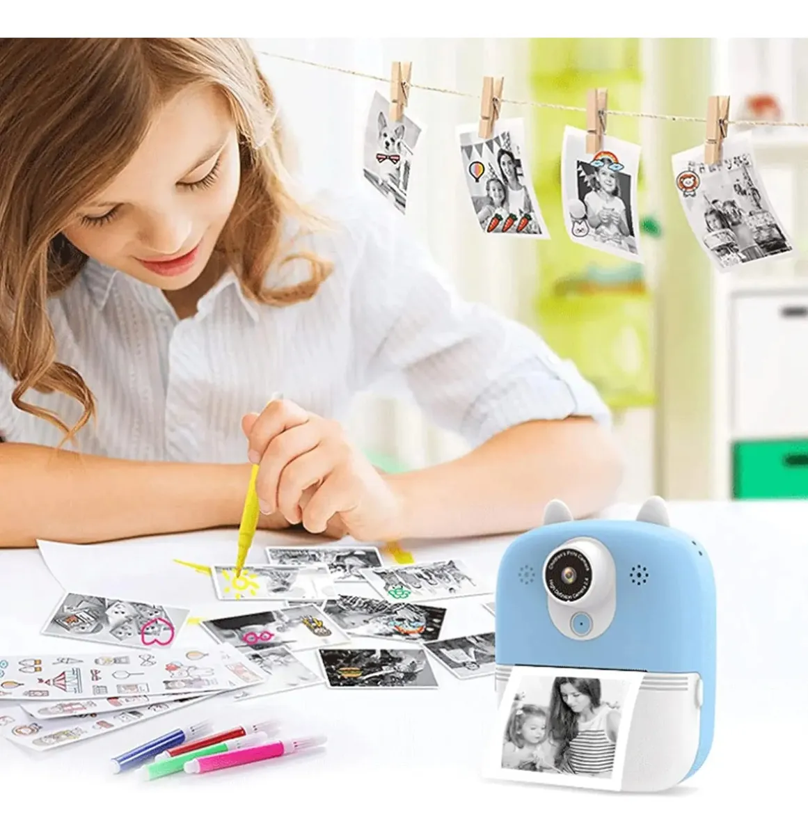 Cámara Fotos Infantil Instantánea Impresión Térmica HD